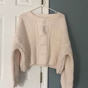 Nwt sadie & sage ivory medium sweater